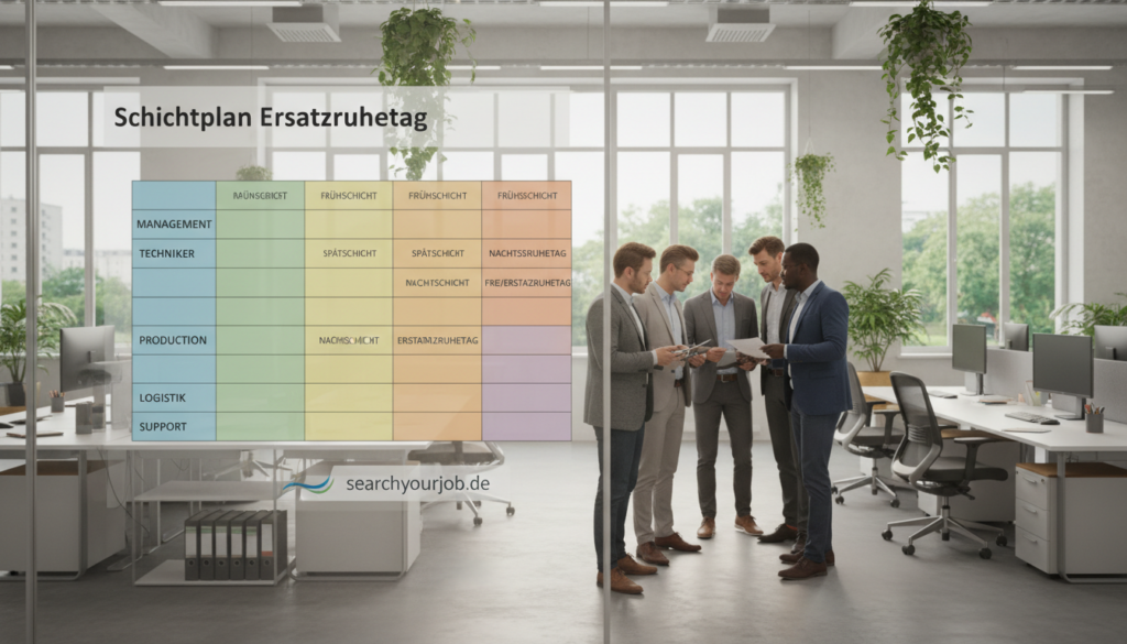 Schichtplan Ersatzruhetag Organisation